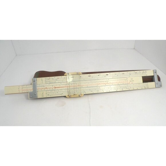 Vintage 1961 Scientific Instruments Co. Slide Rule W/ Leather Case Made In Japan - Picture 2 of 7